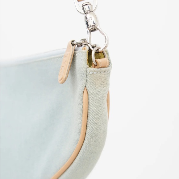 Dior Light Blue Saddle Denim Mini Shoulder Bag - Picture 5 of 13